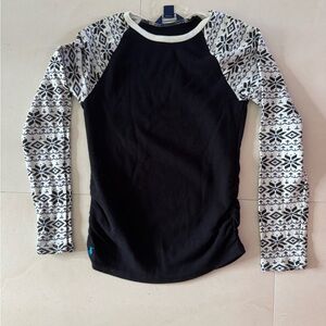 Ralph Lauren Black and White Knit Top